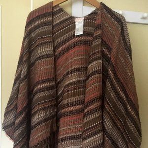 FREE PEOPLE Shawl Poncho Scarf Ruana Serape Wrap